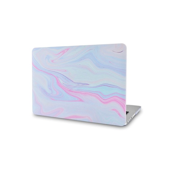 Pink Pale Purple Marble MacBook Pro 13 inch Case A1706/A1708/A1989 - Picture 3 of 6